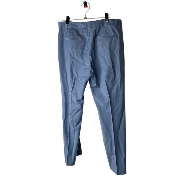 Theory Cornflower Blue Straight Ankle Trouser Pants Size 6 - Picture 2 of 5